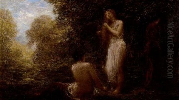 The Bathers Oil Painting by Henri Fantin-Latour