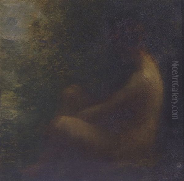 Baigneuse: The Bather Oil Painting by Henri Fantin-Latour