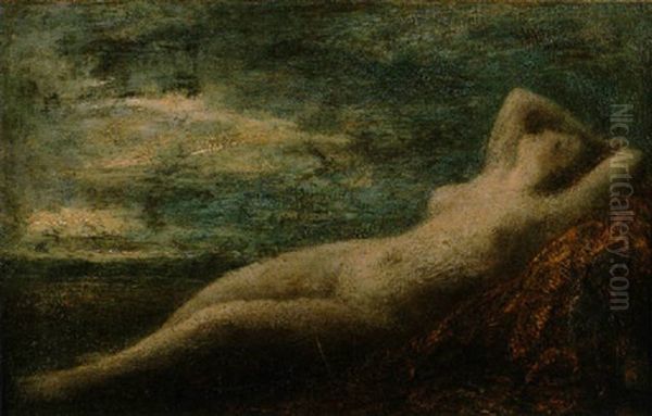 Nu Couche Oil Painting by Henri Fantin-Latour