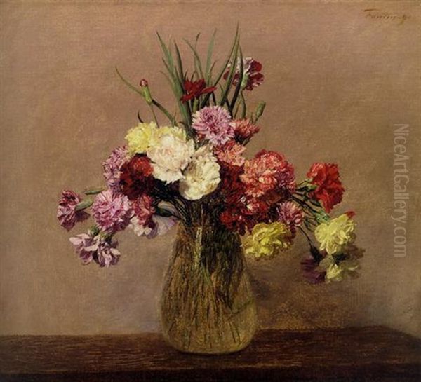 Oeillets by Henri Fantin-Latour