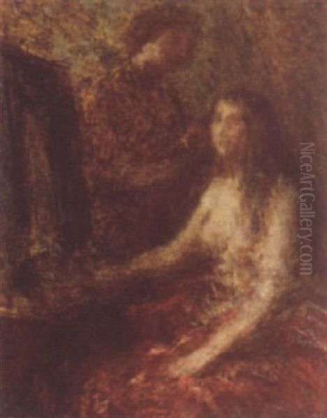 La Toilette Oil Painting by Henri Fantin-Latour