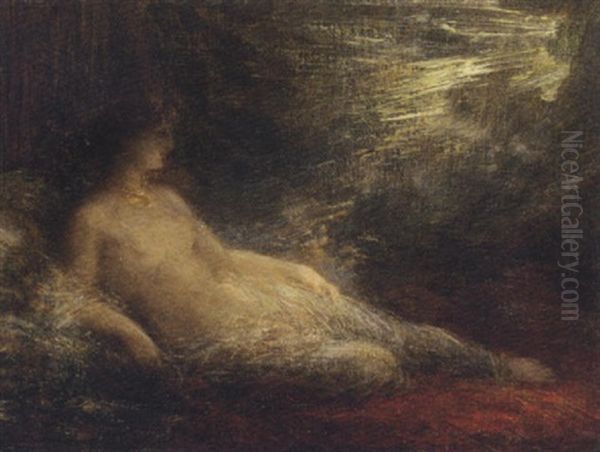 Danae Oil Painting by Henri Fantin-Latour