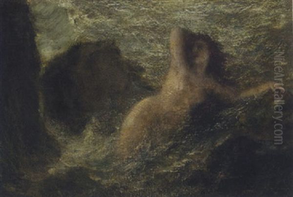 Ondine Oil Painting by Henri Fantin-Latour