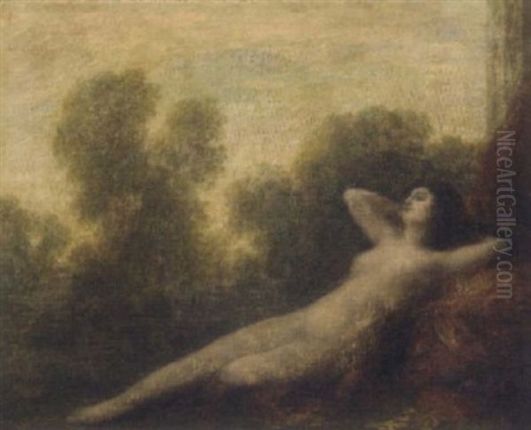 Odalisque Oil Painting by Henri Fantin-Latour