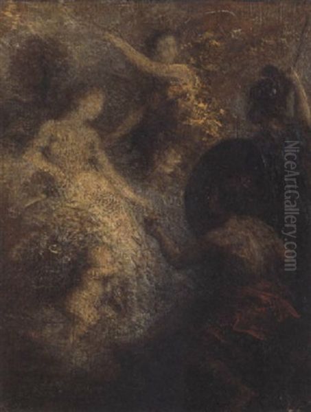 Le Jugement De Paris Oil Painting by Henri Fantin-Latour