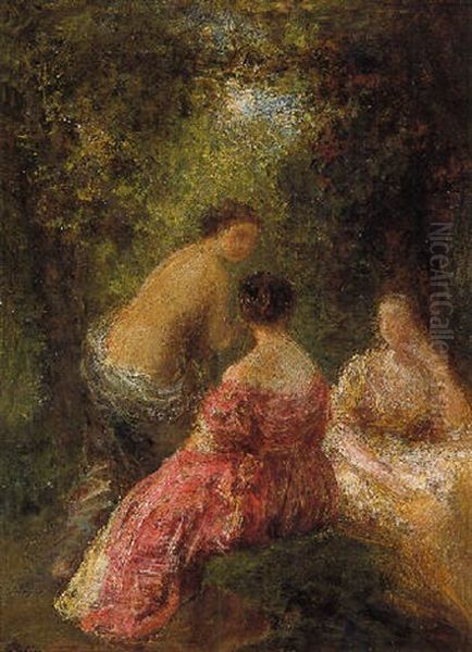 Causerie Dans Le Parc Oil Painting by Henri Fantin-Latour