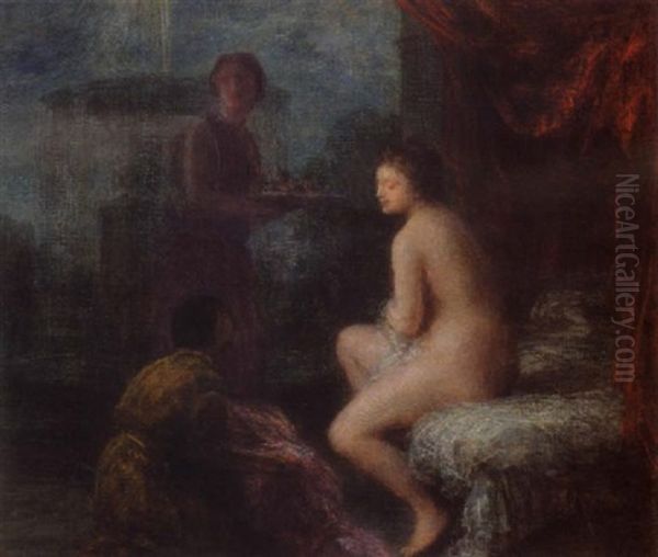 La Toilette Oil Painting by Henri Fantin-Latour