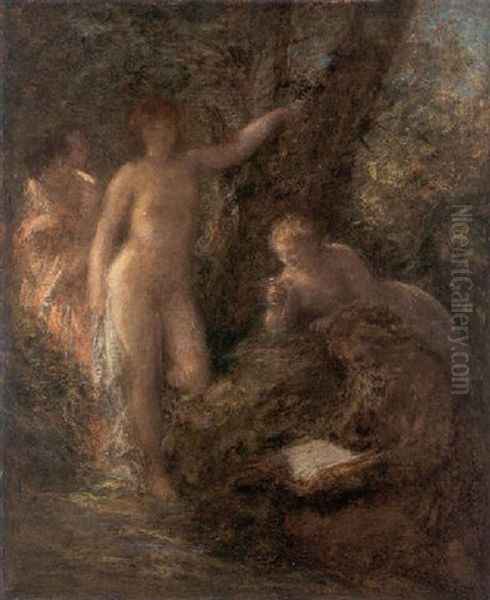 La Tentation De Saint Antoine Oil Painting by Henri Fantin-Latour