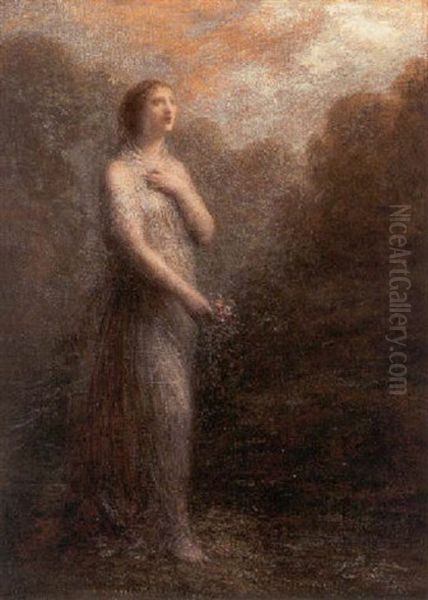 Ophelie Oil Painting by Henri Fantin-Latour