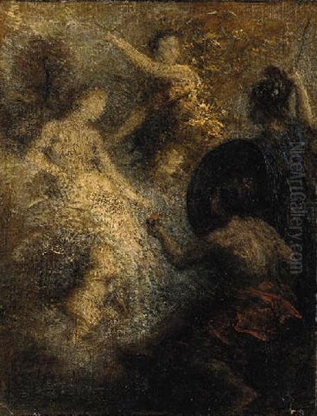 Le Jugement De Paris Oil Painting by Henri Fantin-Latour