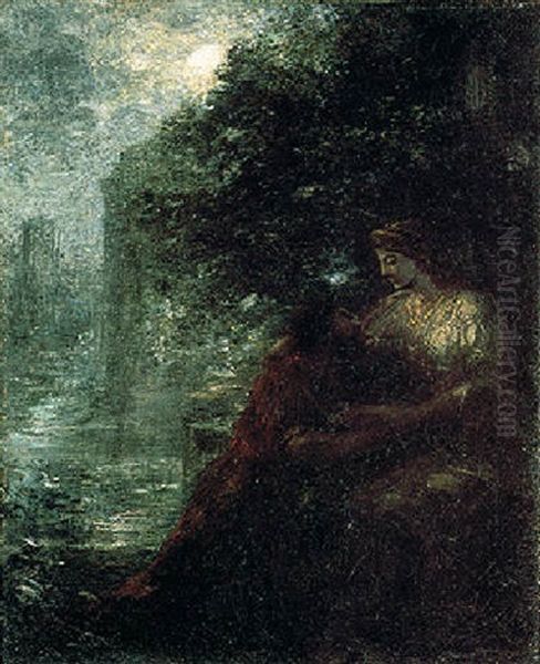 Dido Et Aeneas Oil Painting by Henri Fantin-Latour