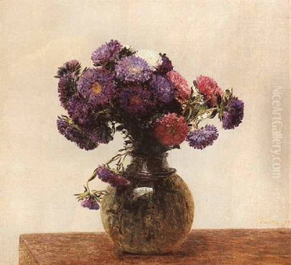 Reines Marguerites Oil Painting by Henri Fantin-Latour