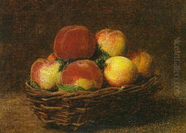 Peches Oil Painting by Henri Fantin-Latour