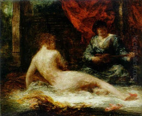 Odalisque Oil Painting by Henri Fantin-Latour