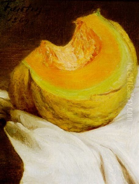 Nature Morte Oil Painting by Henri Fantin-Latour