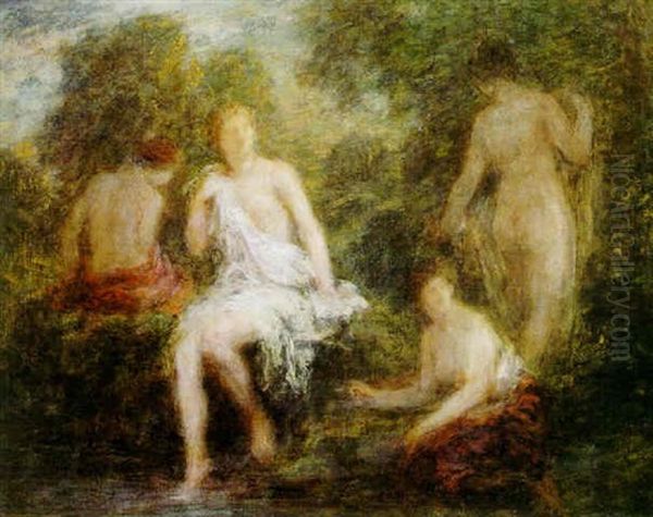 Baigneuses Oil Painting by Henri Fantin-Latour