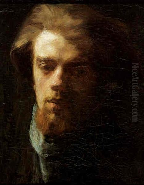 Portrait De L'artiste Oil Painting by Henri Fantin-Latour