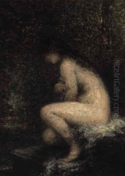 Baigneuse Oil Painting by Henri Fantin-Latour