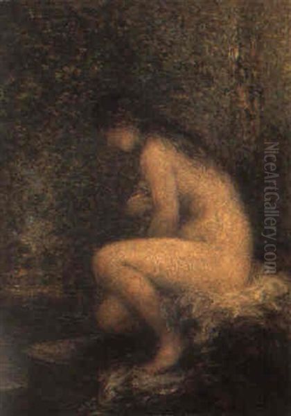 Baigneuse Oil Painting by Henri Fantin-Latour