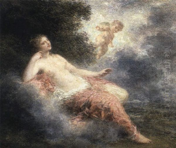 Venus Et L'amour Oil Painting by Henri Fantin-Latour