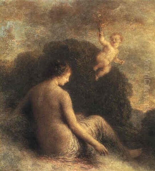 Venus Et L'amour A L'aurore Oil Painting by Henri Fantin-Latour