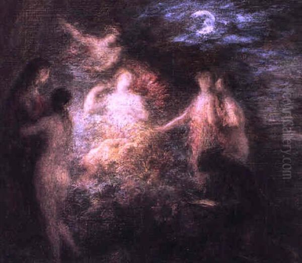 La Tentation De Saint-antoine Oil Painting by Henri Fantin-Latour