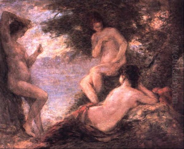 Les Sirenes Oil Painting by Henri Fantin-Latour