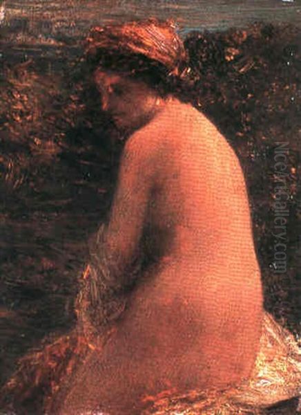 Baigneuse Au Turban Oil Painting by Henri Fantin-Latour