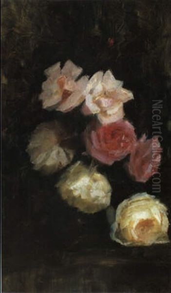 Pfingstrosen Oil Painting by Henri Fantin-Latour