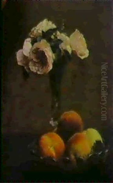 Nature Morte Oil Painting by Henri Fantin-Latour