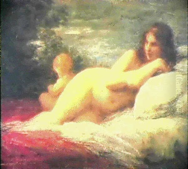 Venus Et L'amour Oil Painting by Henri Fantin-Latour