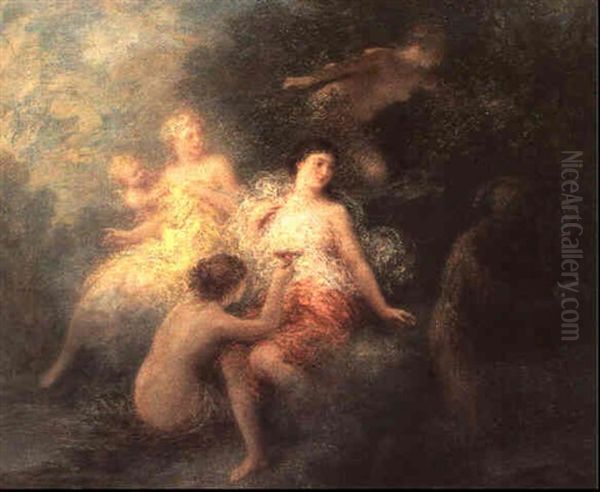 La Tentation De Saint-antoine Oil Painting by Henri Fantin-Latour