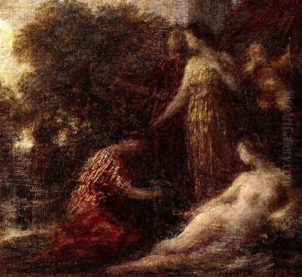 Toilette De Venus Oil Painting by Henri Fantin-Latour