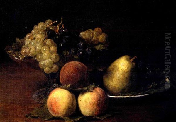 Nature Morte, Fruits Oil Painting by Henri Fantin-Latour