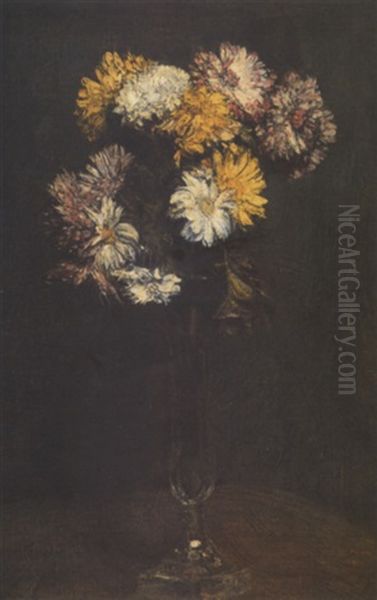 Chrysanthemes by Henri Fantin-Latour