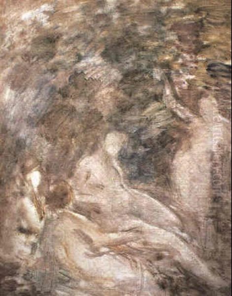 Baigneuses Oil Painting by Henri Fantin-Latour