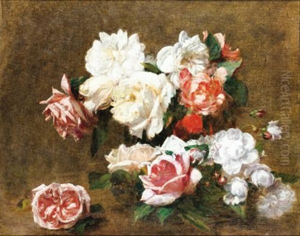 Jete De Fleurs Oil Painting by Victoria Dubourg Fantin-Latour