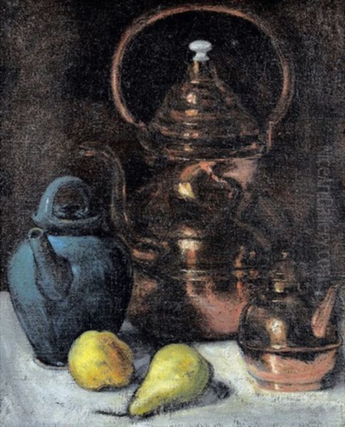 Stillleben Mit Fruchten Und Kanne Oil Painting by Victoria Dubourg Fantin-Latour