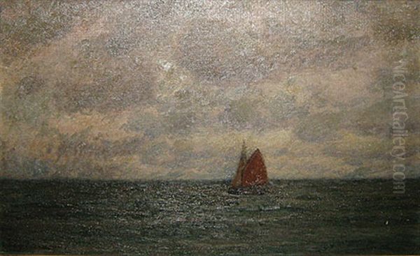 Zeegezicht Oil Painting by Edgard Farasyn