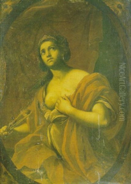 Lucrezia Oil Painting by Giacomo Farelli