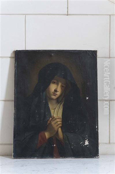 Vierge Oil Painting by Achille Farina