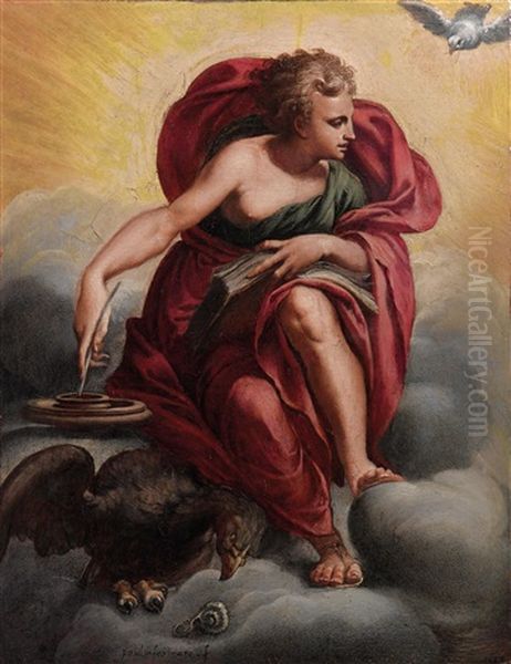 Saint John The Evangelist by Paolo Farinati