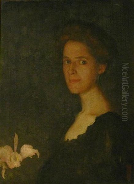 Portrait Of A Woman by Richard Blossom Farley