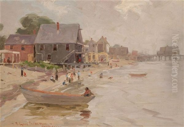 View Of Providence Oil Painting by Herbert Cyrus Farnum