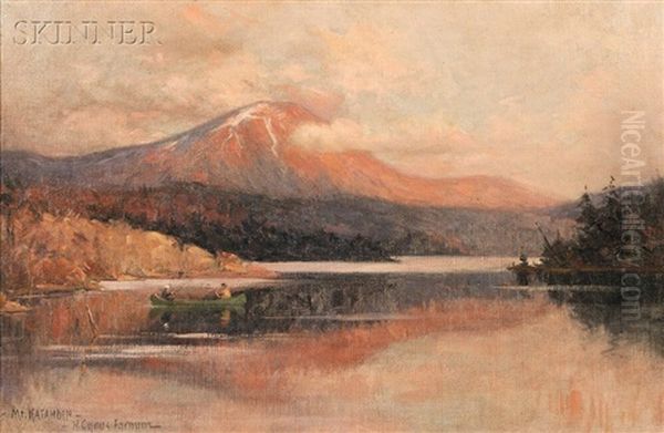 Mt. Katahdin Oil Painting by Herbert Cyrus Farnum