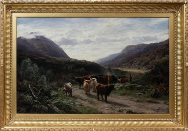 Highland Grove Oil Painting by David Farquharson