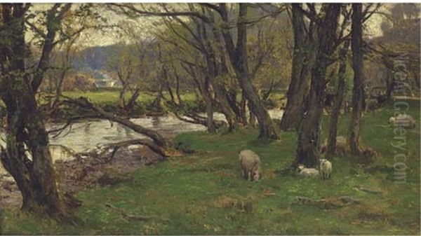 Spring Oil Painting by David Farquharson