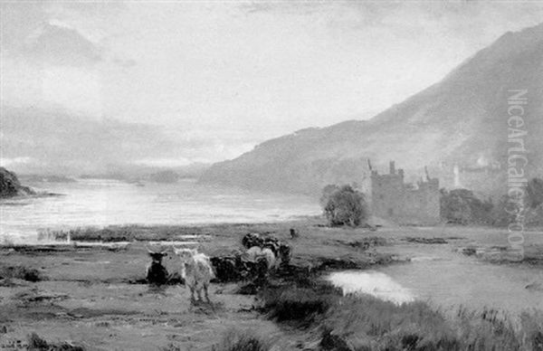 Loch Awe Oil Painting by David Farquharson