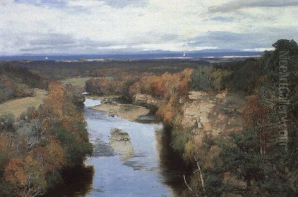 The Findhorn And Moray Firth Oil Painting by David Farquharson