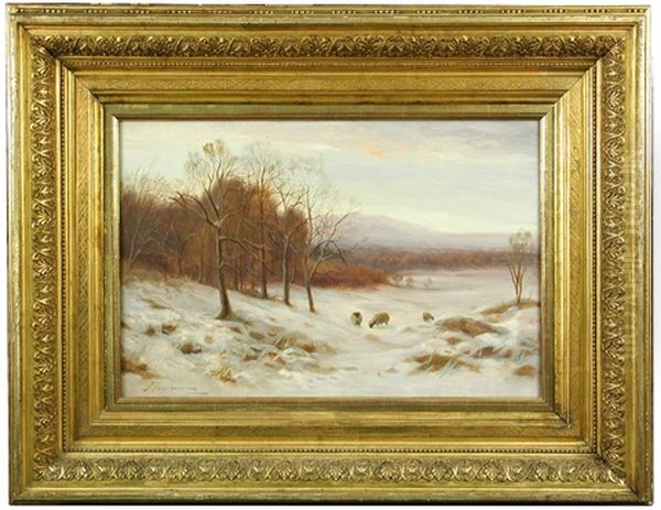 Early Snow, Finzean by Joseph Farquharson